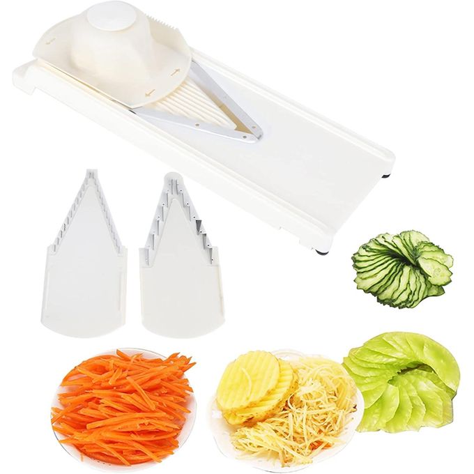 Trancheuse, râpeur de légumes et de fruits.