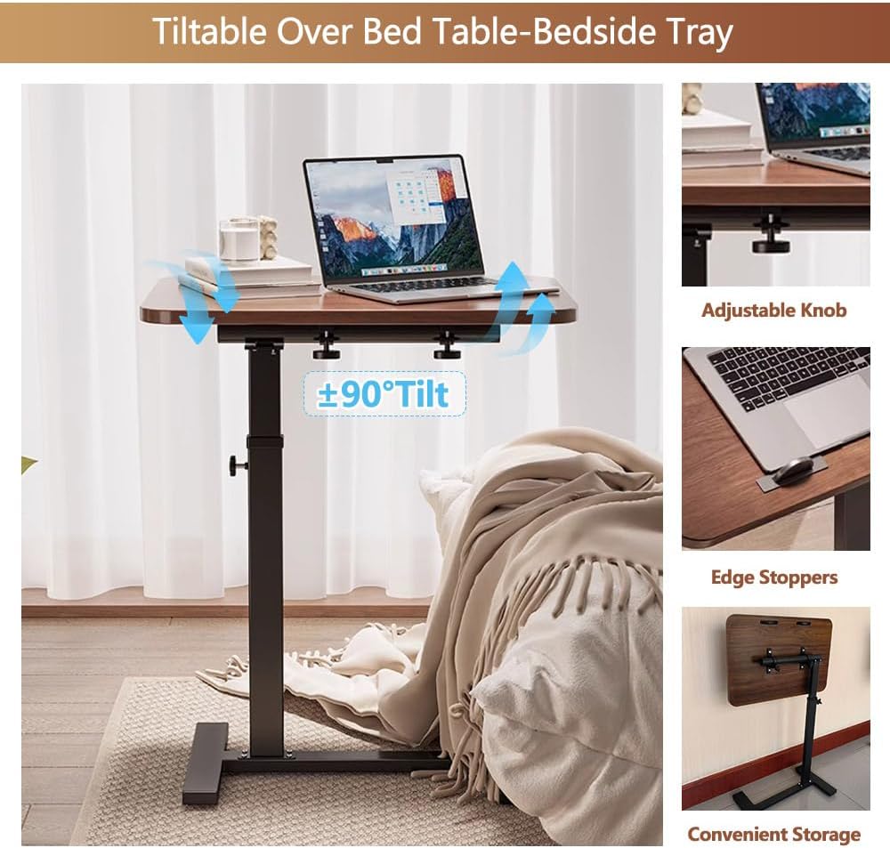 Table multifonction lit et bureau avec design moderne et réglage de hauteur fluide