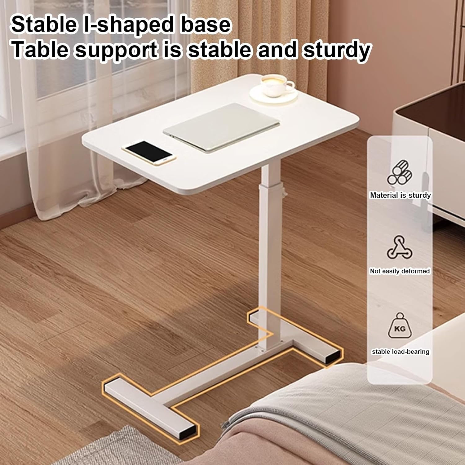 Table multifonction lit et bureau avec design moderne et réglage de hauteur fluide