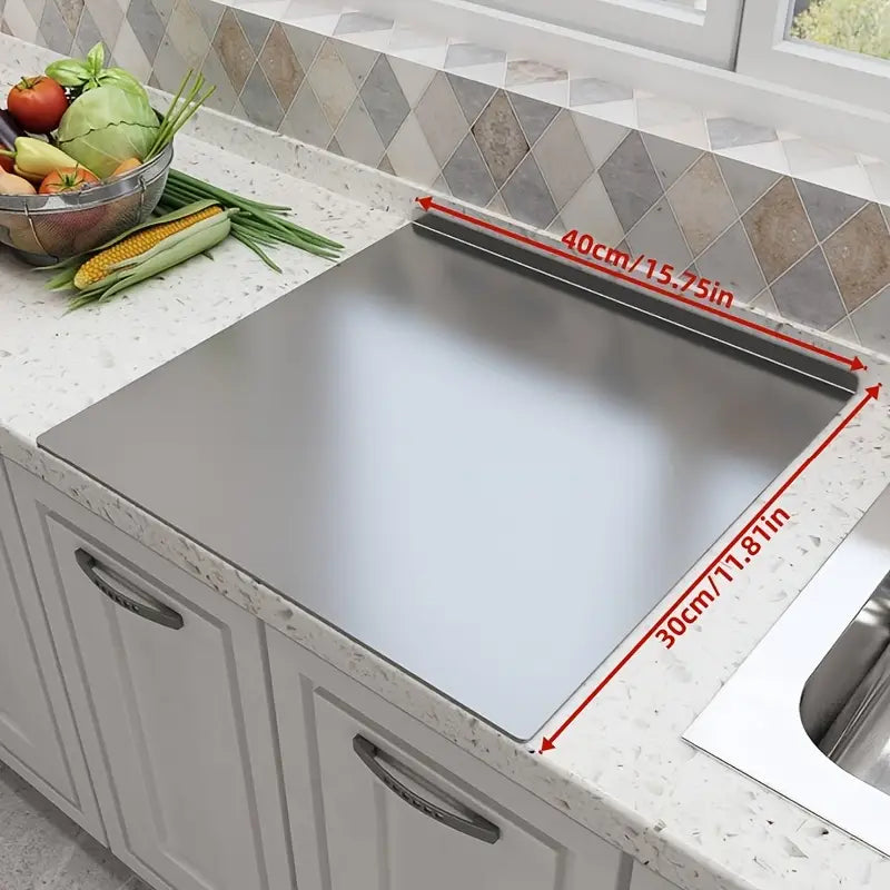 Planche à découper INOX - Anti-rouille et antibactérienne