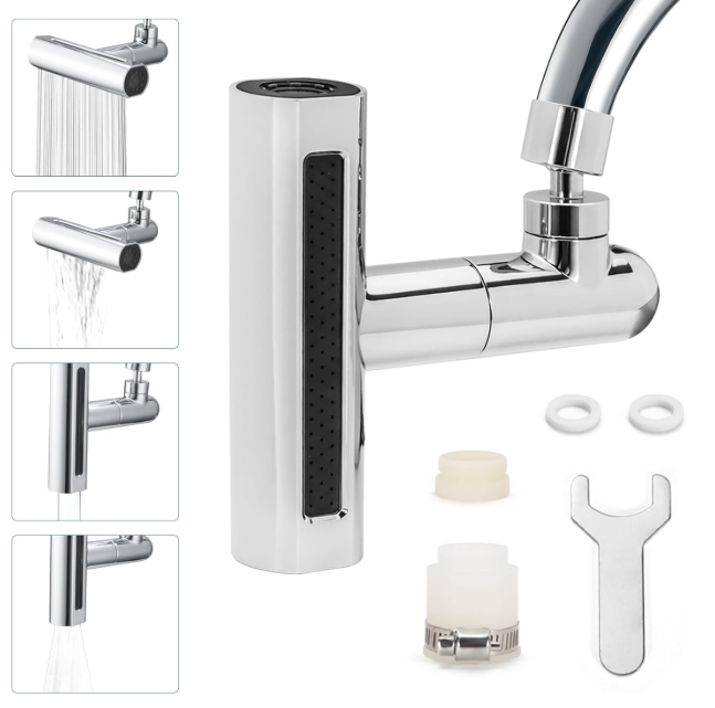 đ§ Pack Duo â Extension de Robinet 4 en 1 + Support en Aluminium