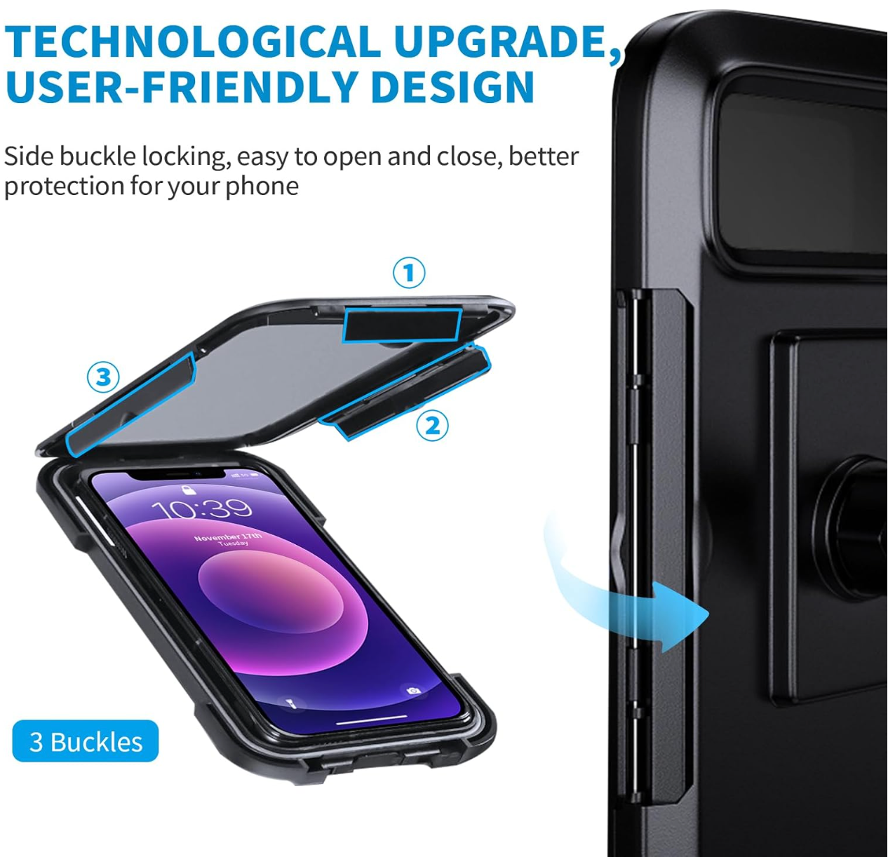 Support de téléphone étanche pour vélo et moto Xpro