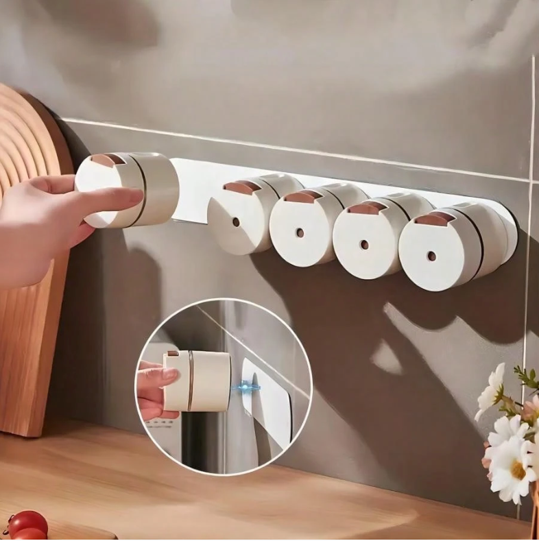 6 Pièces Boîte À Épices Magnétique Murale