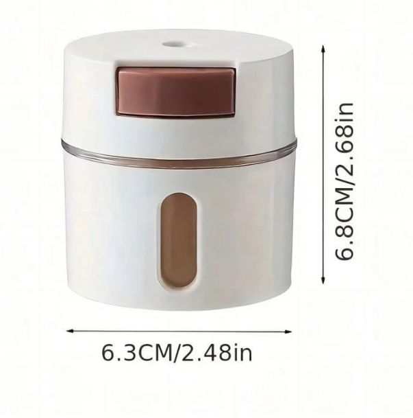 6 Pièces Boîte À Épices Magnétique Murale