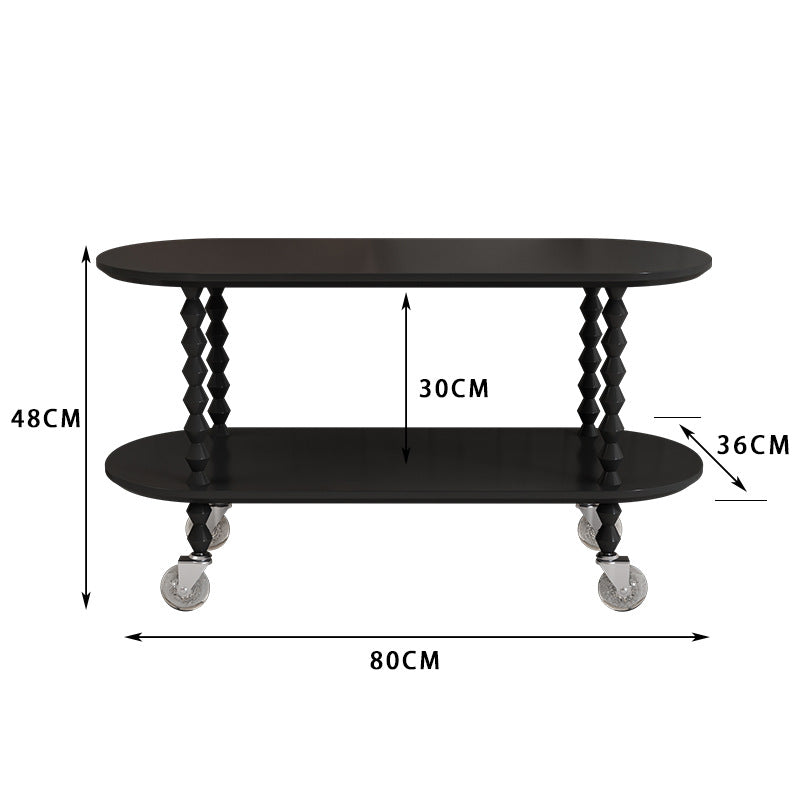 Table basse mobile style crème française – salon, canapé, appartement