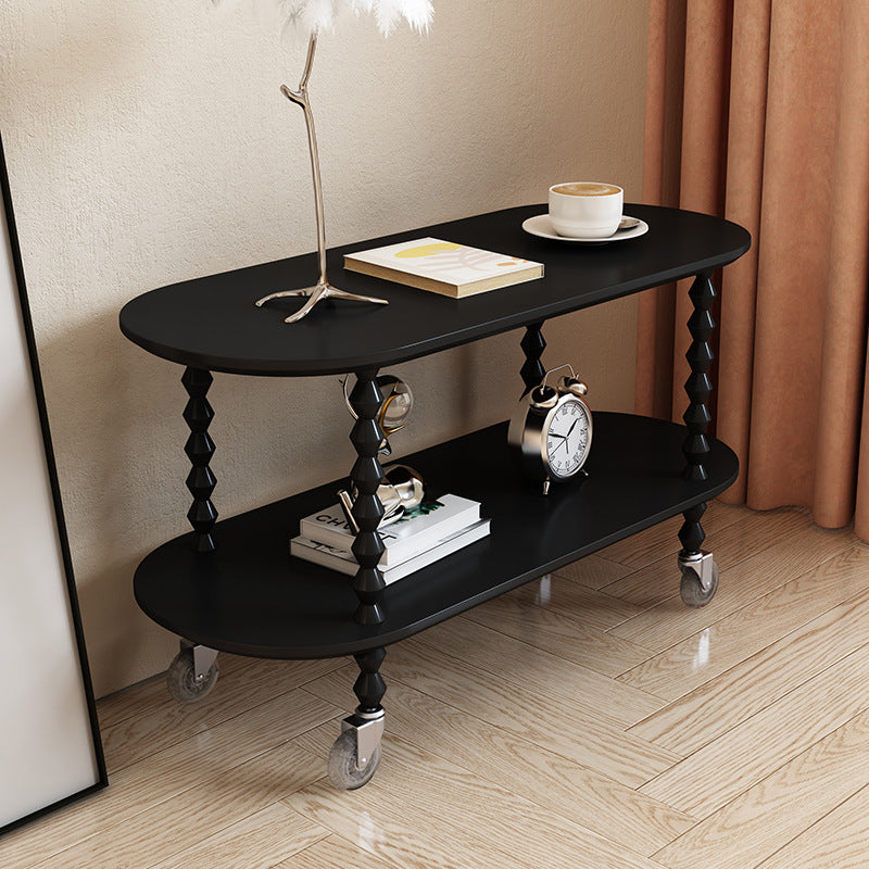 Table basse mobile style crème française – salon, canapé, appartement
