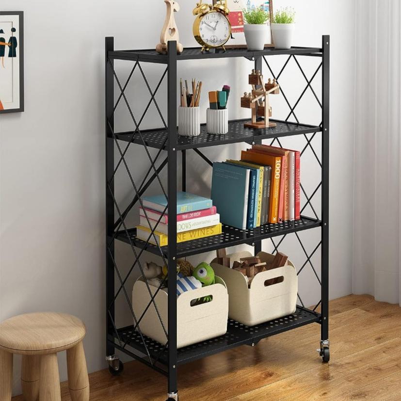 Unité de Rangement Pliable à 4 Étagères