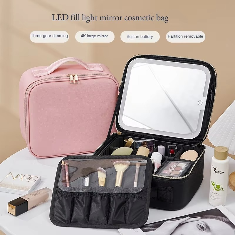 Trousse de Maquillage avec Miroir Lumineuxx