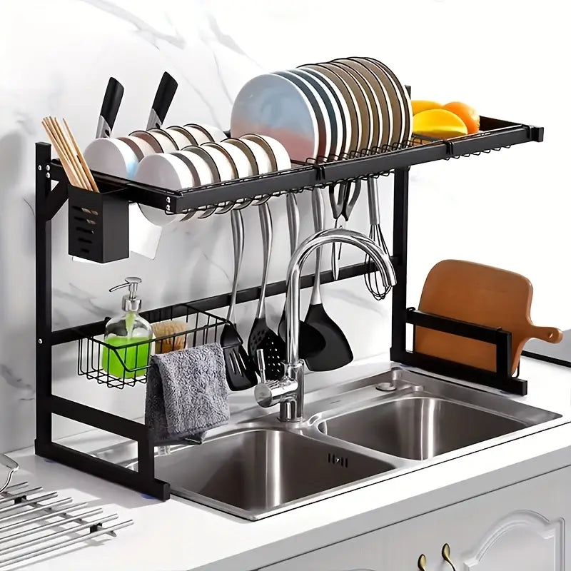 Rangement de Cuisine Élégant et Modulable : L'Organisateur Métallique Ultime pour Vos Ustensiles !