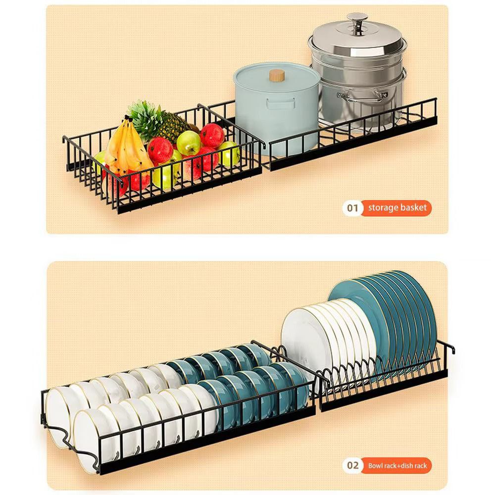 Rangement de Cuisine Élégant et Modulable : L'Organisateur Métallique Ultime pour Vos Ustensiles !