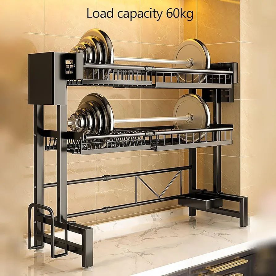 Rangement de Cuisine Élégant et Modulable : L'Organisateur Métallique Ultime pour Vos Ustensiles !