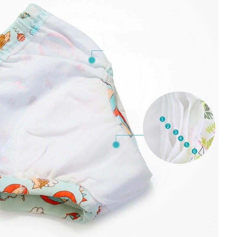 سراويل تدريب قطنية قابلة للغسل وإعادة الاستخدام!