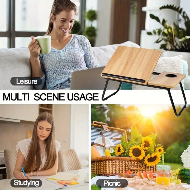 Bureau Portable Réglable - Confort et Polyvalence à 5 Modes