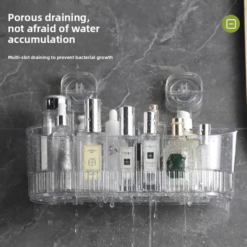 Étagère Murale de Salle de Bain – Sans Perçage, Sans Dommages