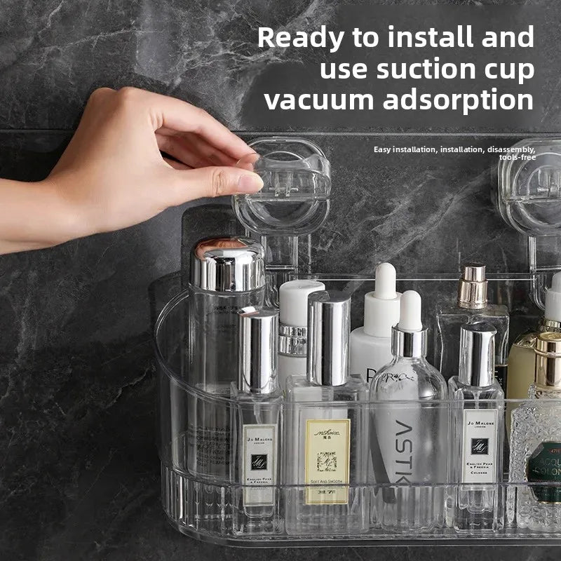 Étagère Murale de Salle de Bain – Sans Perçage, Sans Dommages