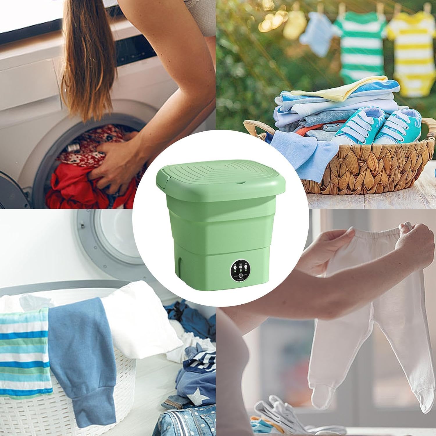 Machine à Laver Portable Pliable