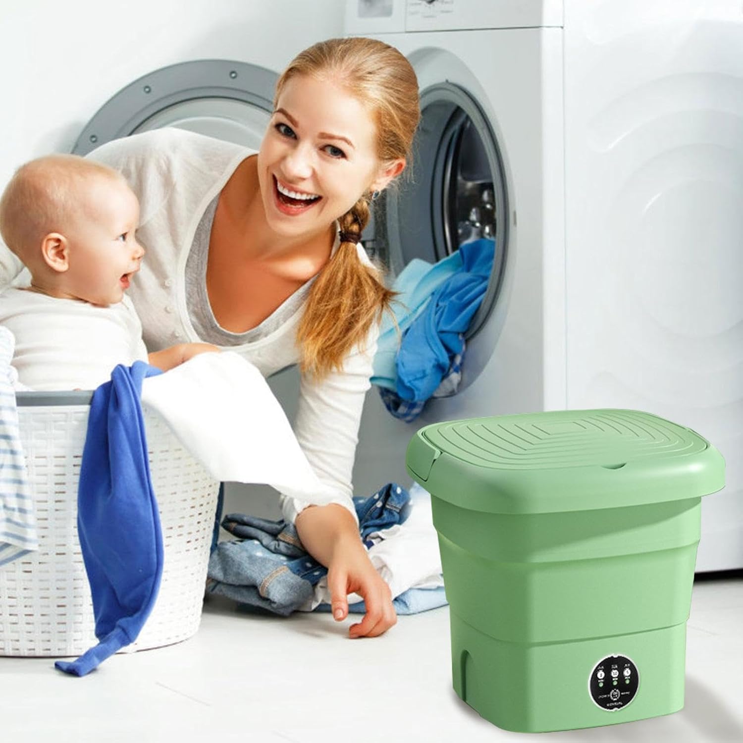 Machine à Laver Portable Pliable