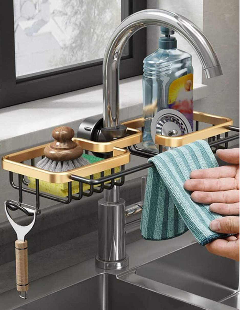 Aérateur Rotatif 1080° + Support de Robinet en Aluminium