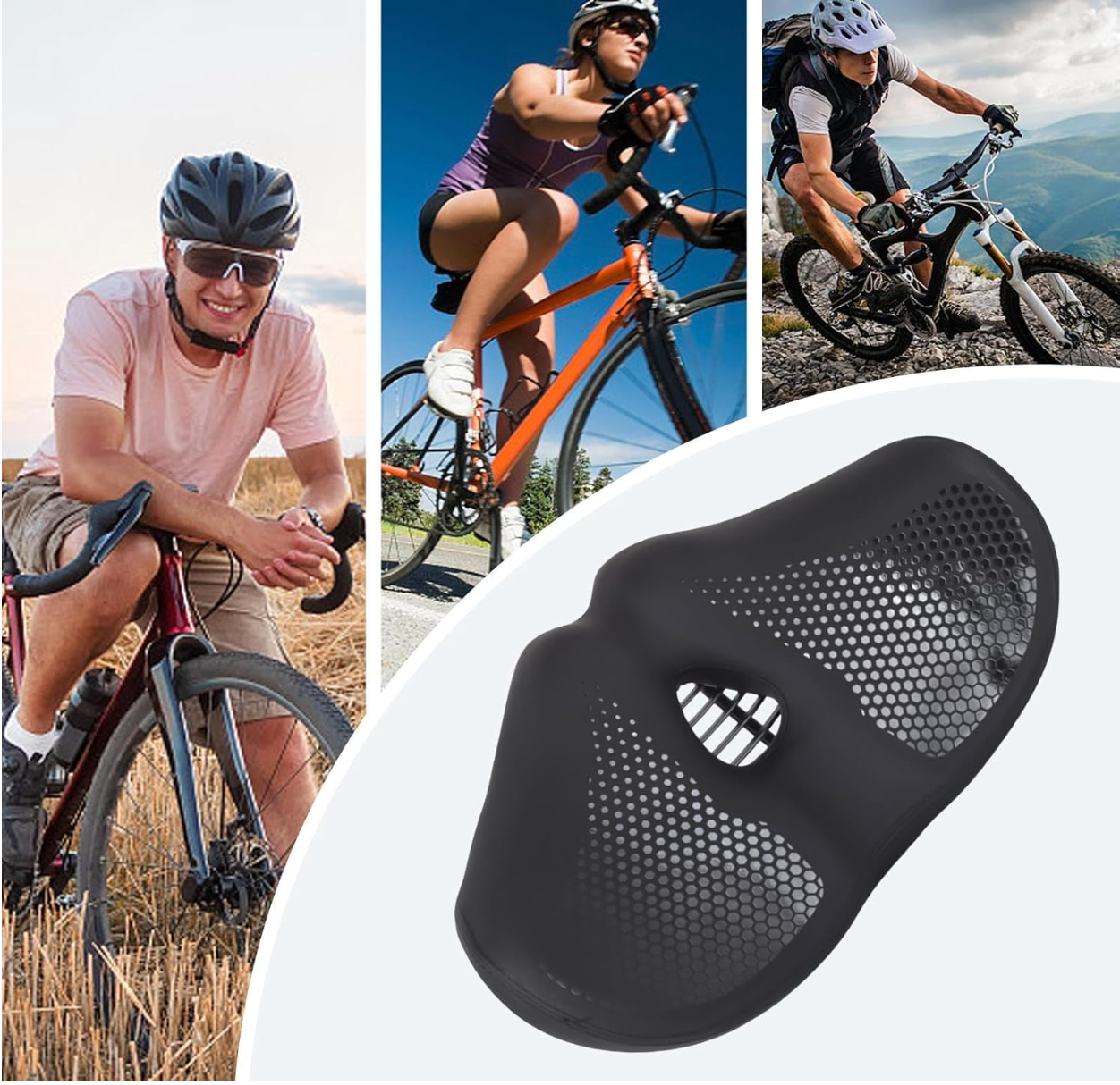 Selle de Vélo Ergonomique  – Confort & Ventilation Maximale