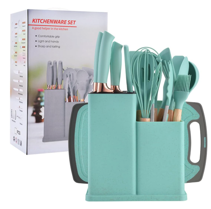 🖤 طقم أدوات المطبخ الفاخر - لمسة أنيقة لكل مطبخ!