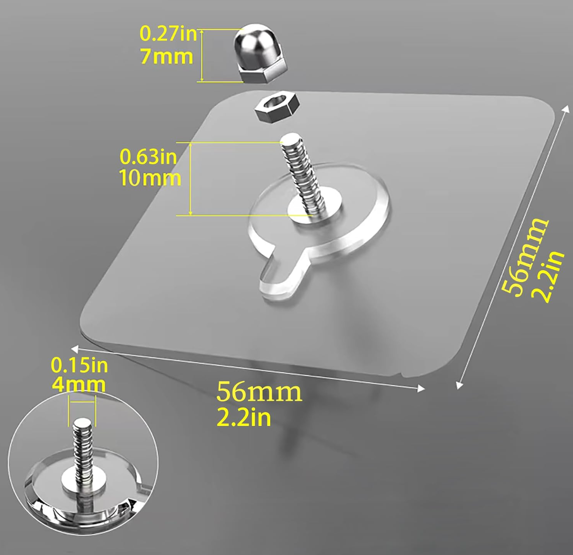 Crochets Muraux Sans Outils