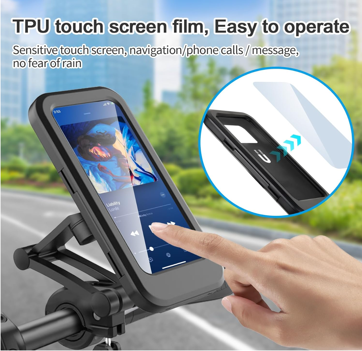 Support de téléphone étanche pour vélo et moto Xpro