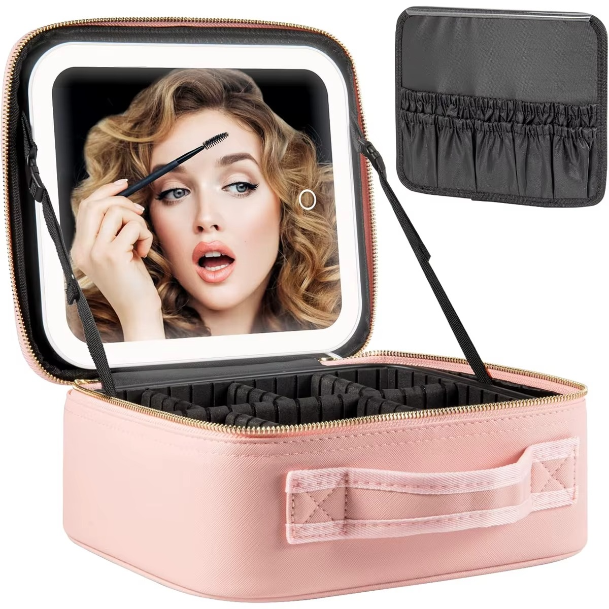 © Trousse de Maquillage avec Miroir Lumineux
