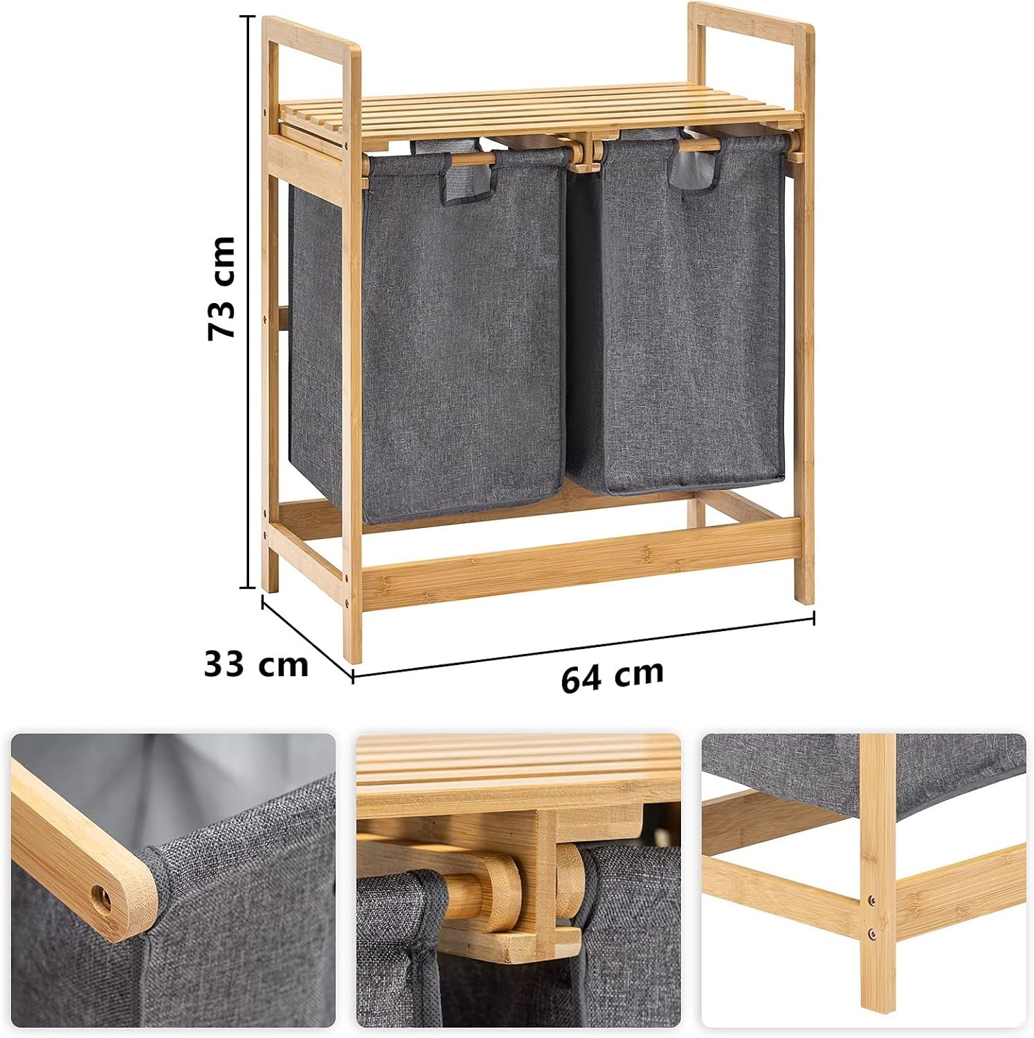 Panier à linge Jolitak – Pratique et élégant