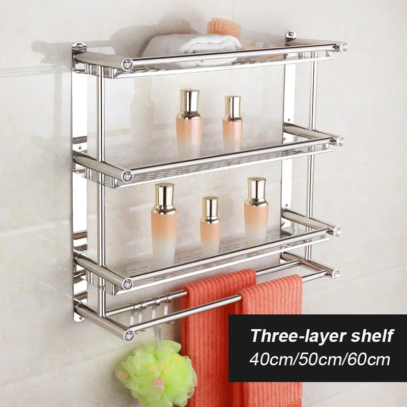 Étagère Salle de Bain en Acier Inoxydable